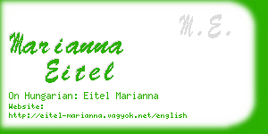 marianna eitel business card